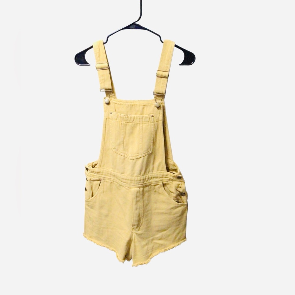 Pilcro Yellow Denim Romper